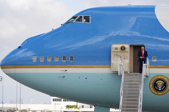 El Air Force One actual es un Boeing VC-25, la versión militar del 747 enormemente exitoso. 