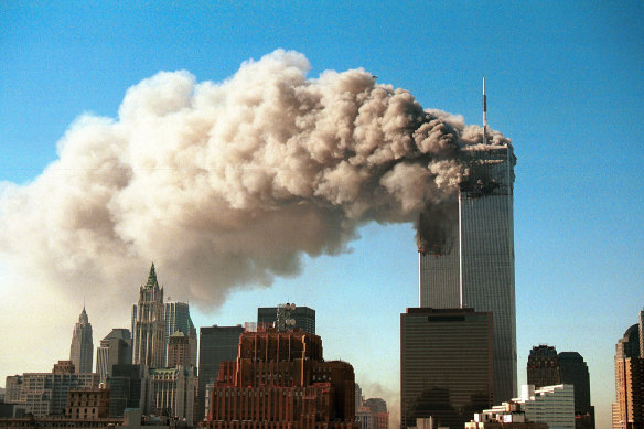 El ataque al World Trade Center en Nueva York el 11 de septiembre de 2001.