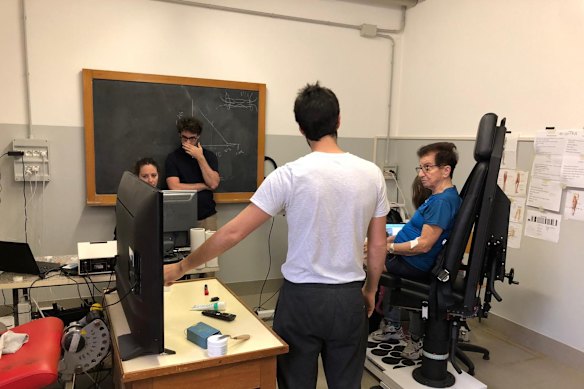 Emma Mazzenga visitó la Universidad de Pavia en Italia para un día de prueba el año pasado.