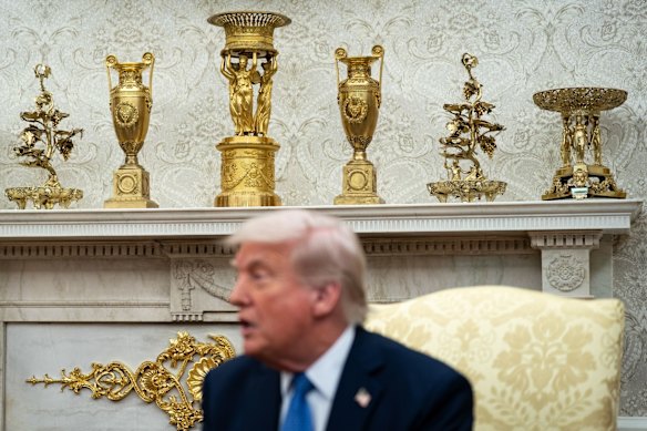 Trump es conocido por sus gustos maximalistas y amor por el oro.
