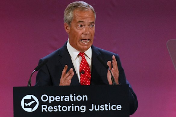El líder del Partido de la Reforma Británica, Nigel Farage, ha prometido