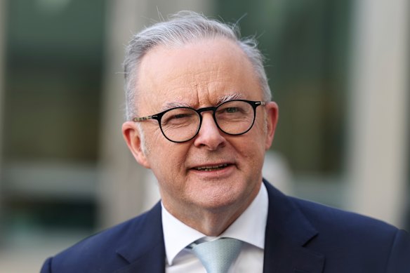 El primer ministro Anthony Albanese el jueves.